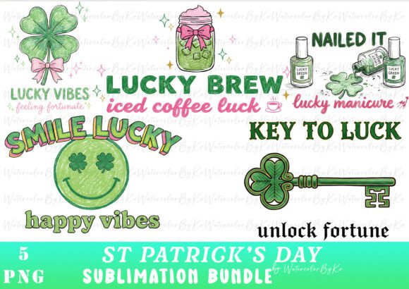 Download Hand-drawn Patrick 's Day Bundle Clipart - Bundle Collection