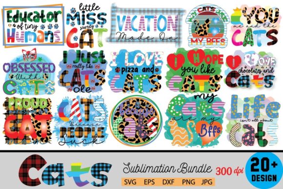 Download Cat Sublimation Bundle - Bundle Collection