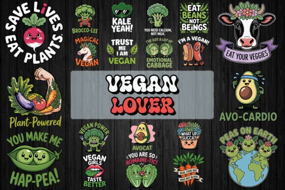 Download Vegan Lover SVG Bundle - Bundle Collection