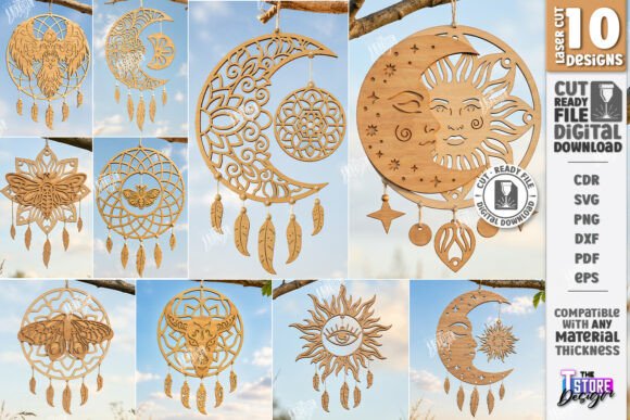 Download Dream Catcher Laser Cut Bundle | Boho - Bundle Collection
