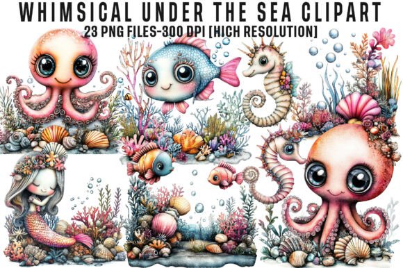 Download Whimsical Under the Sea Clipart - Under the sea clipart Collection