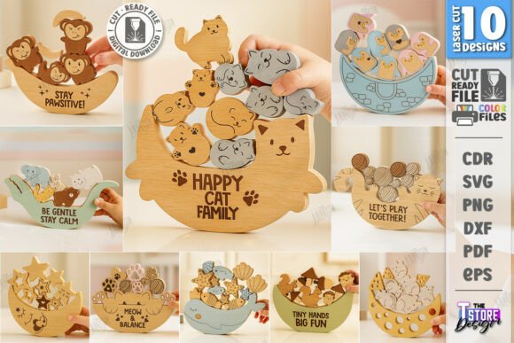 Download Balance Games Laser Cut Bundle|Toys SVG - Bundle Collection