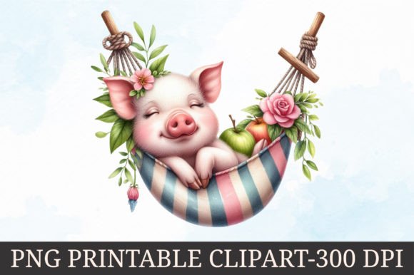 Download Adorable Animals in Hammock Clipart - Premium Resources