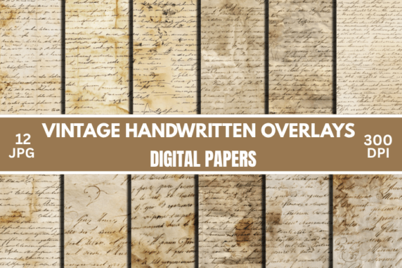 Download Old Papers - Old Handwriting Backgrounds - Premium Bundle