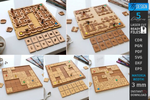 Download Board Games Labyrinth Laser Cut Bundle - Bundle Collection