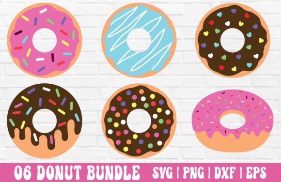 Download Donut SVG/PNG Bundle - Donut Clipart - Bundle Collection