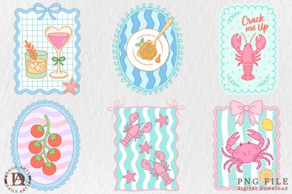 Download Coastal Mediterranean Poster PNG Bundle - Bundle Collection