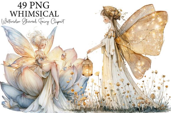 Download Whimsical Ethereal Fairy Clipart Bundle - Bundle Collection