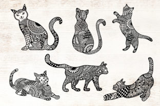Download Cat Zentangle - Doodle Art Bundle - Bundle Collection