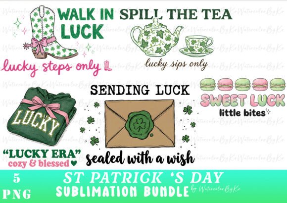 Download Lucky Patrick's Day Bundle Clipart PNG - Bundle Collection