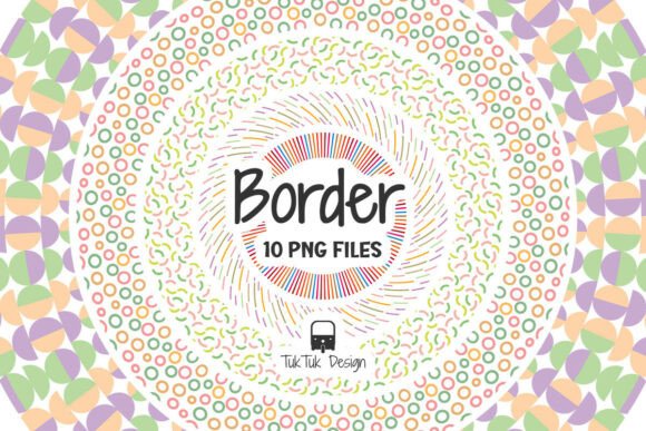 Download Abstract Circle Border PNG Bundle - Bundle Collection