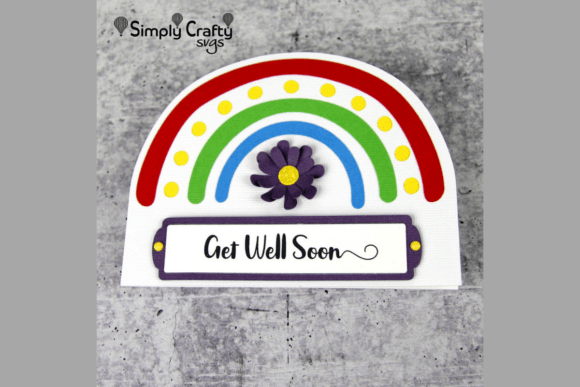 Download Rainbow Greetings Card SVG - Greetings card Collection