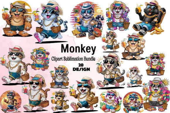 Download Summer Cat Sublimation Bundle - Bundle Collection
