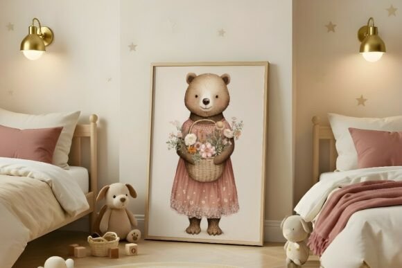 Download Blush Pink Kids Room Mockup - Premium Resources